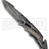 Smith & Wesson Border Guard SWBG8T Folding Knife - Tanto Black Stonewash -Best Knife Shop smith wesson swbg8t jm large