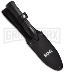 SOG Spirit Fixed Blade Knife - Black Plain 7 SOG Spirit Fixed Blade Knife - Black Plain -Best Knife Shop sog spirit fs01 n sheath large