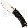 Talonz 1 Neck Knife Black Cord Fixed Blade Knife - Ceramic Plain -Best Knife Shop talonz 1 large