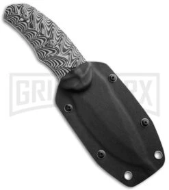 United Cutlery SOA Titanium Hunter Micarta Fixed Blade Knife - Gray Plain -Best Knife Shop titanium assault hunster uc2943 micarta fixed sheath large
