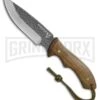 United Cutlery Bushmaster Primitive Brown Wood Fixed Blade Knife - Two-Tone -Best Knife Shop united cutlery bushman primitive brown wood tt BP 29050 jr large