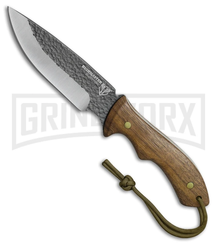 United Cutlery Bushmaster Primitive Brown Wood Fixed Blade Knife - Two-Tone 3 United Cutlery Bushmaster Primitive Brown Wood Fixed Blade Knife - Two-Tone