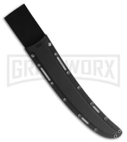 United Cutlery Ronin Combat Fixed Blade Knife - Black Plain -Best Knife Shop united cutlery ronin combat black BP 29013 jr sheath large